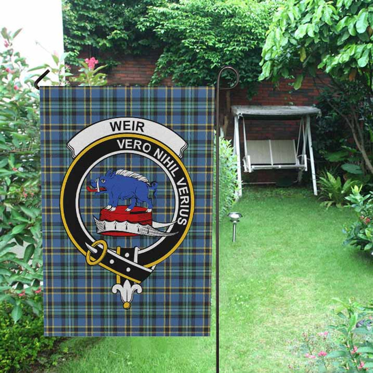 Scottish Weir Clan Crest Tartan Garden Flag Tartan Blether 2