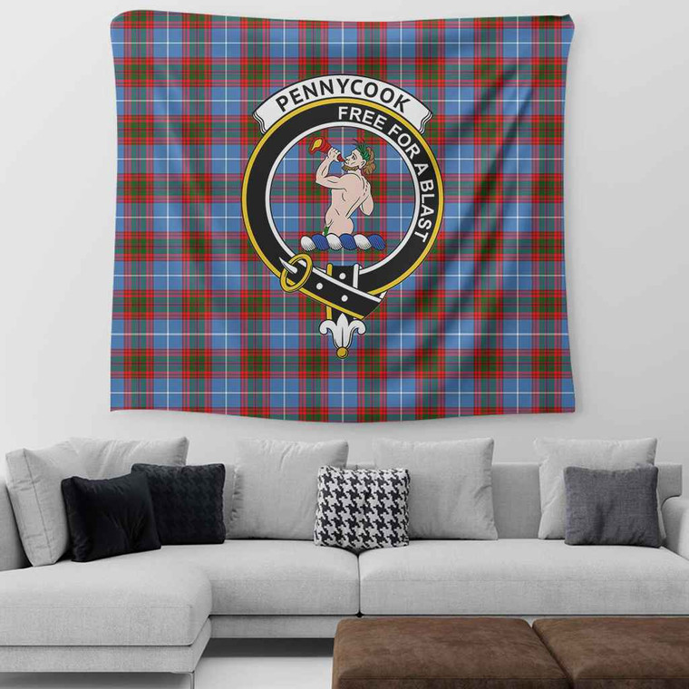 Scottish Pennycook Clan Crest Tartan Tapestry Tartan Blether 2