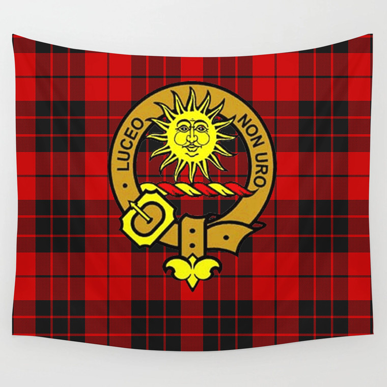 Scottish MacLeod of Raasay Clan Crest Tartan Tapestry Tartan Blether 1