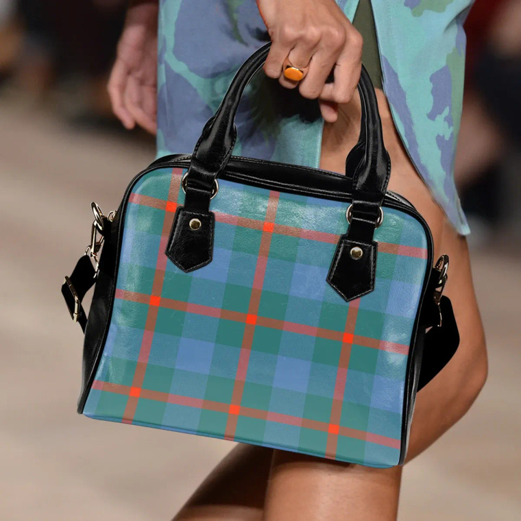 Scottish Agnew Ancient Clan Tartan Shoulder Handbag Tartan Blether 2