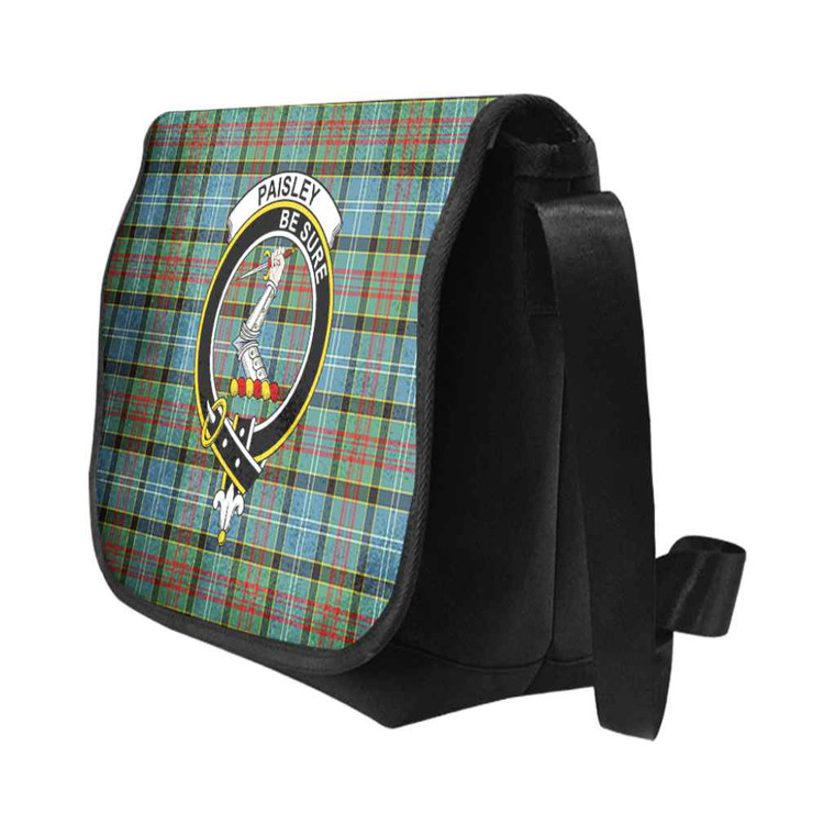 Scottish Paisley Clan Crest Tartan Messenger Bag Tartan Blether 2