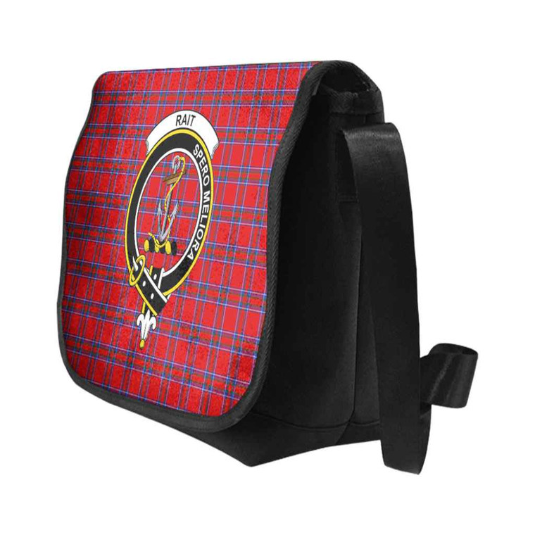 Scottish Rait Clan Crest Tartan Messenger Bag Tartan Blether 2