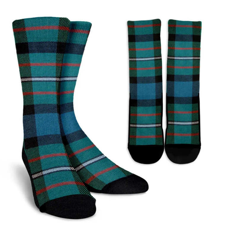 Scottish Ferguson Ancient Clan Tartan Crew Socks