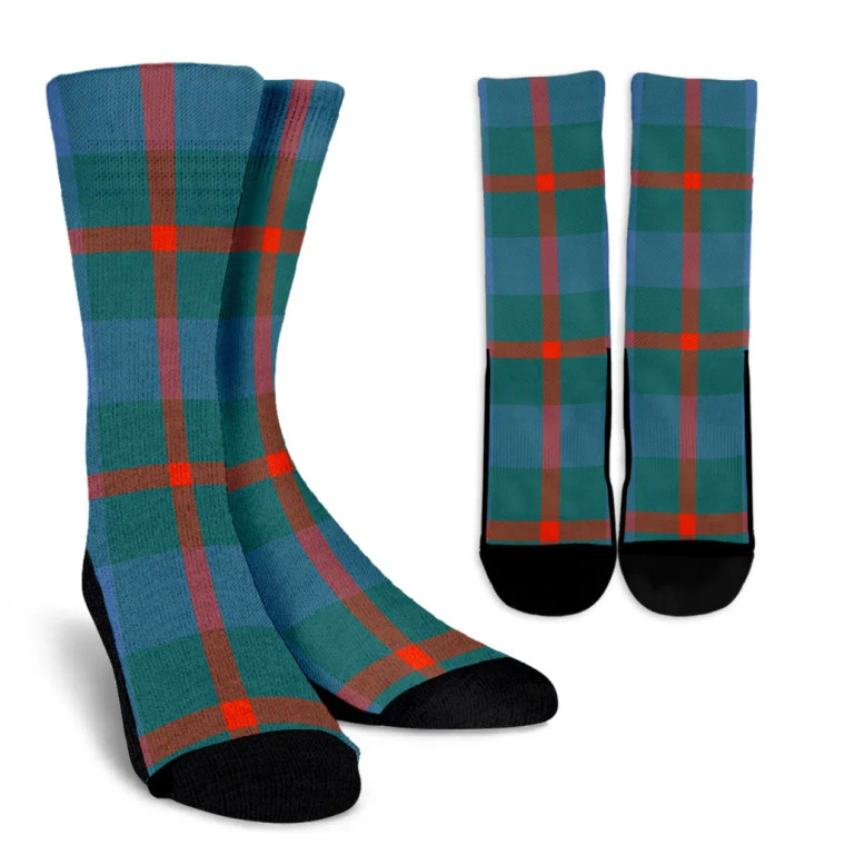 Scottish Agnew Ancient Clan Tartan Crew Socks