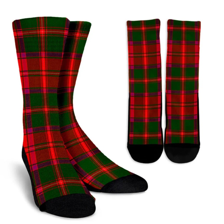 Scottish Crief District Clan Tartan Crew Socks