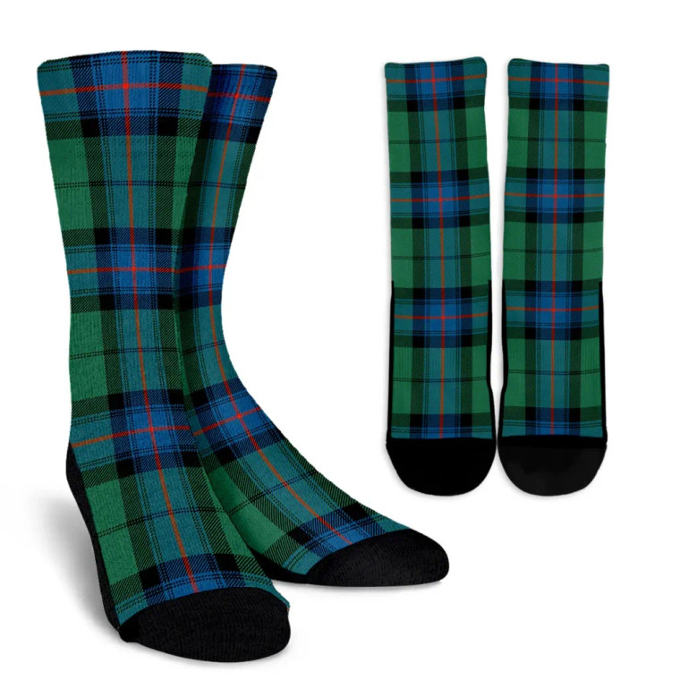 Scottish Armstrong Ancient Clan Tartan Crew Socks