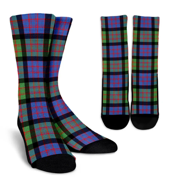 Scottish MacDonald Ancient Clan Tartan Crew Socks