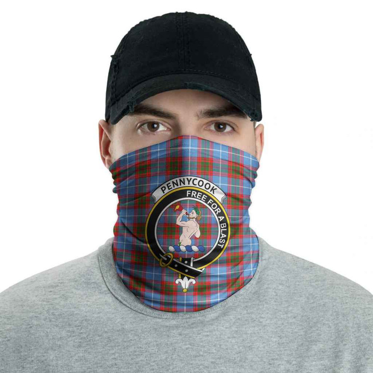 Scottish Pennycook Clan Crest Tartan Neck Gaiter Men Tartan Blether