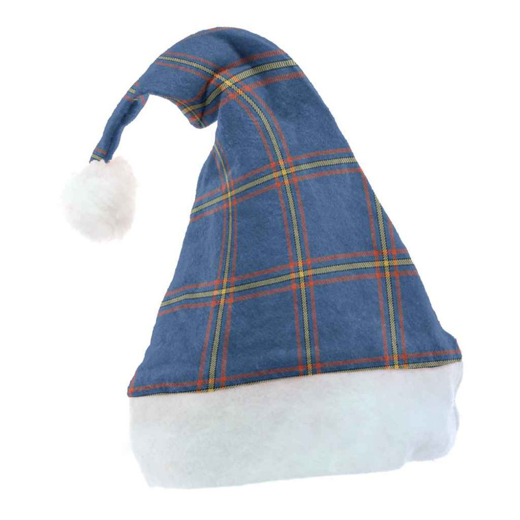 Scottish MacLaine of Loch Buie Hunting Ancient Clan Tartan Christmas Hat Front Tartan Blether