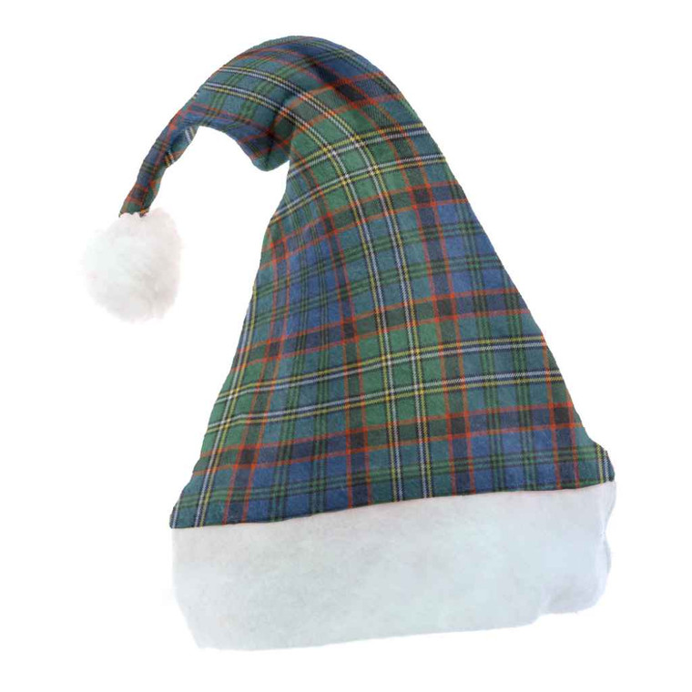 Scottish Nicolson Hunting Ancient Clan Tartan Christmas Hat Front Tartan Blether