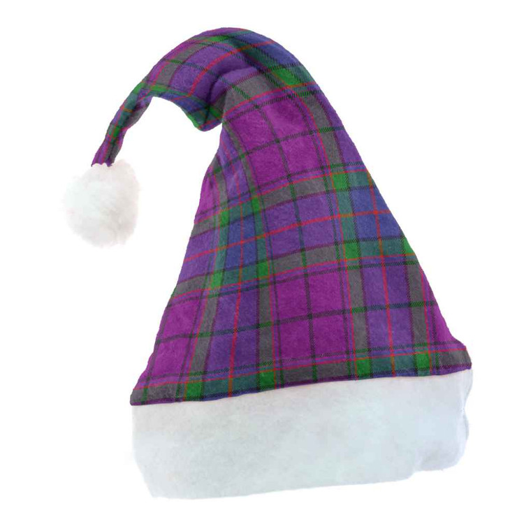 Scottish Wardlaw Modern Clan Tartan Christmas Hat Front Tartan Blether