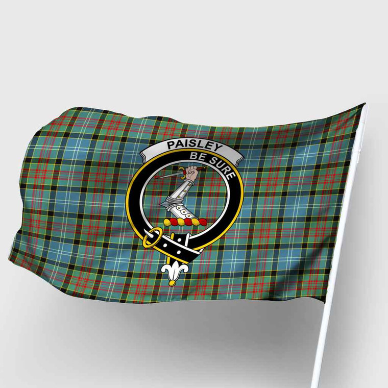 Scottish Paisley Clan Crest Tartan Flag Parade Tartan Blether 2