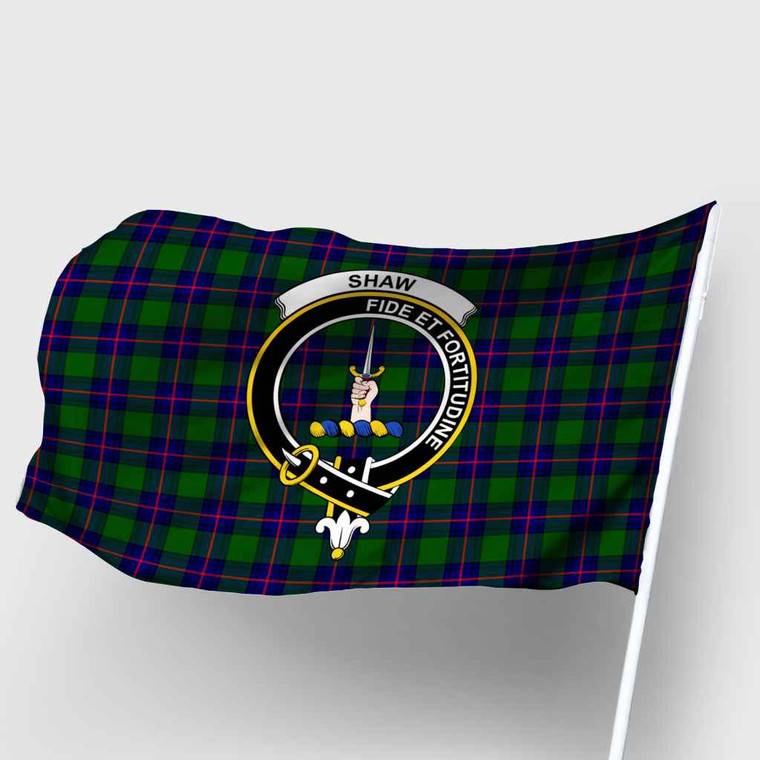 Scottish Shaw (of Tordarroch) Clan Crest Tartan Flag Parade Tartan Blether 2