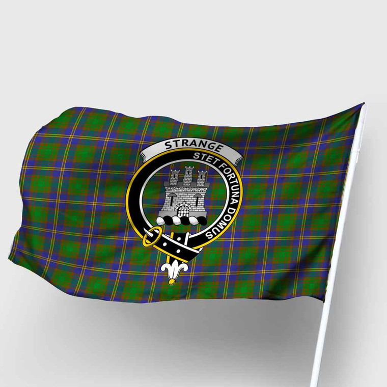 Scottish Strange (or Strang) Clan Crest Tartan Flag Parade Tartan Blether 2