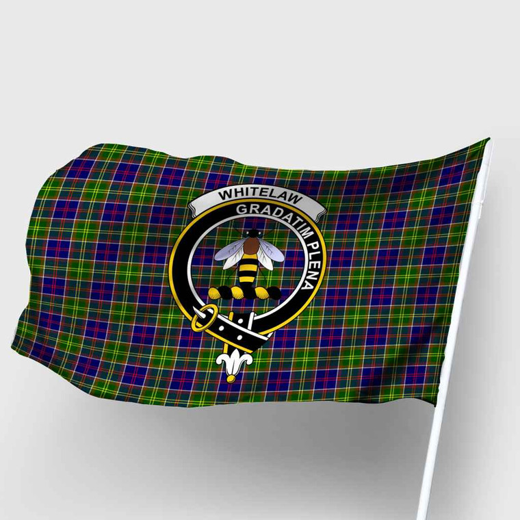 Scottish Whitelaw Clan Crest Tartan Flag Parade Tartan Blether 2