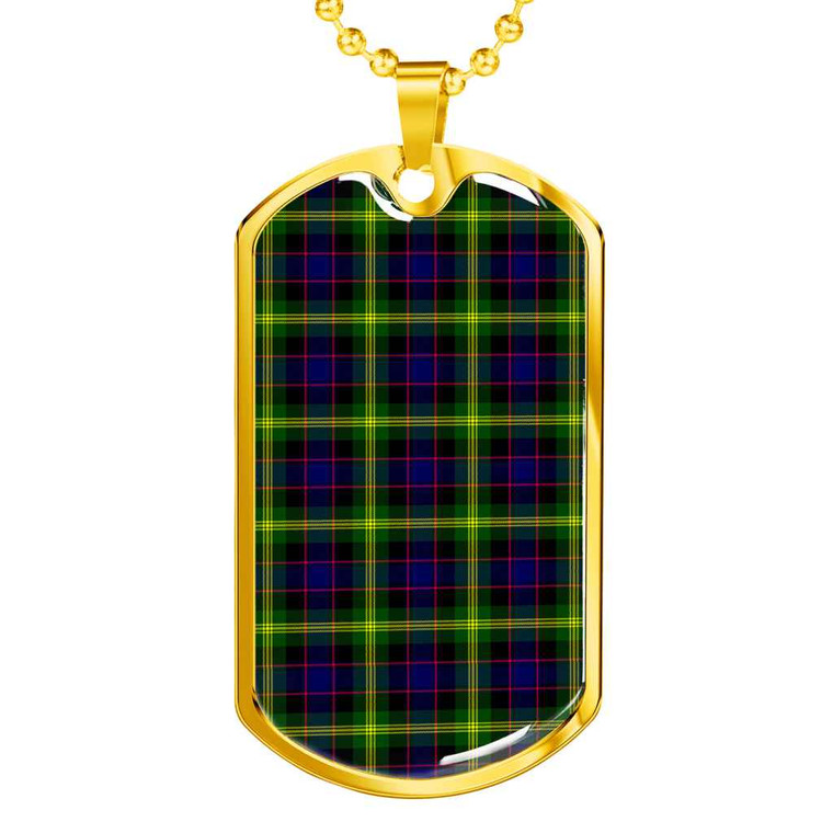 Scottish Watson Modern Clan Tartan Military Dog Tag Necklace Tartan Blether 2