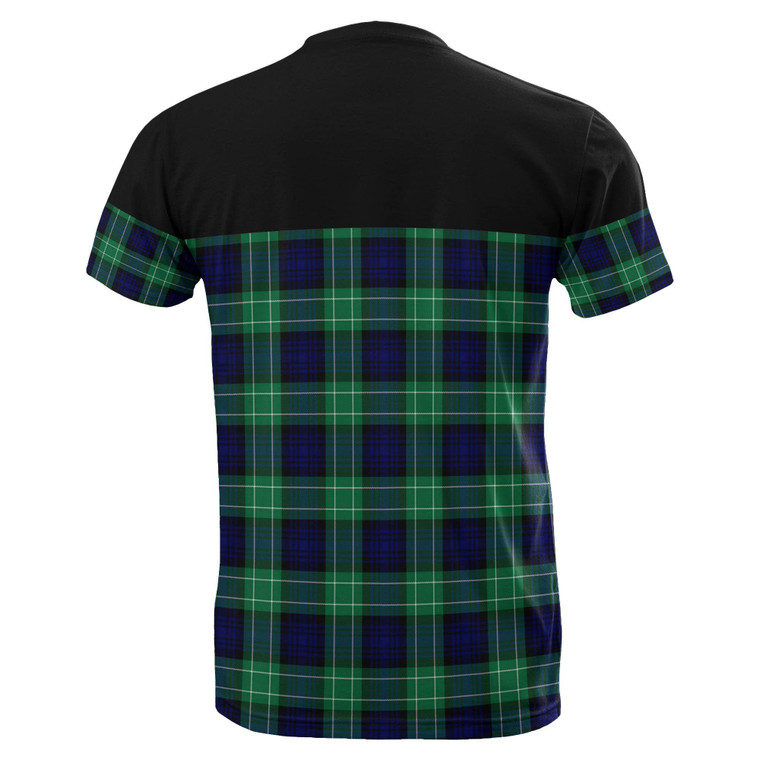 Scottish Abercrombie Clan Tartan T-Shirt Horizontal Style
