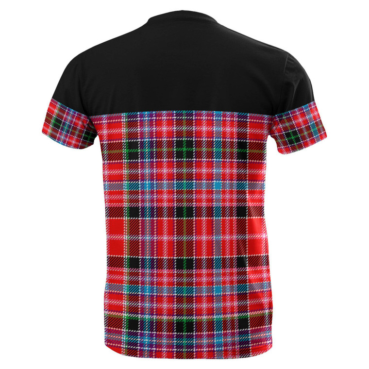 Scottish Aberdeen District Clan Tartan T-Shirt Horizontal Style
