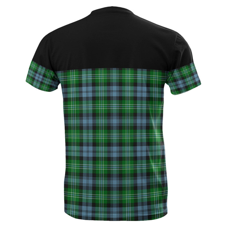 Scottish Arbuthnot Ancient Clan Tartan T-Shirt Horizontal Style