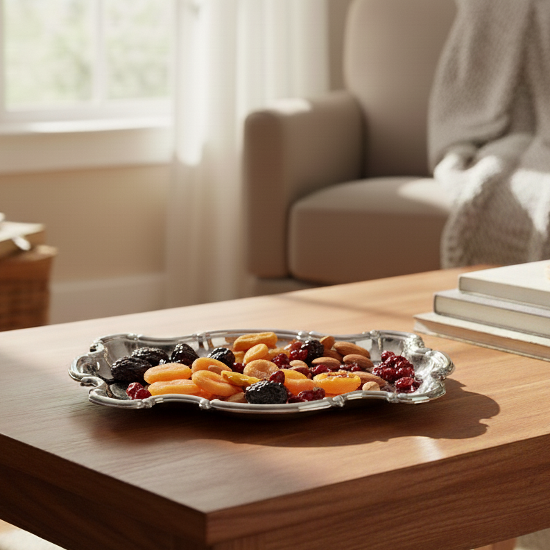 Sterling Silver Chippendale Tray, 9