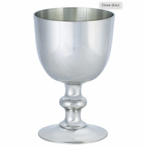 Pewter Jefferson Goblet