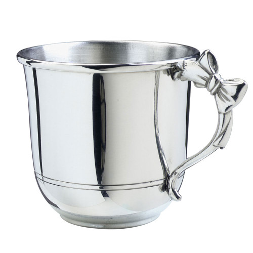 Pewter Bow Handle Baby Cup