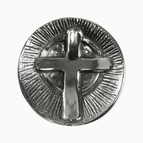 Pewter Ring Dish - Cross