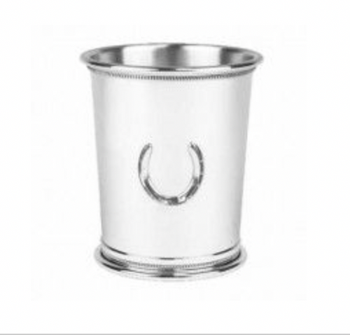 Mint Julep Cup with Horseshoe