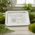 Polished aluminum tray with Chesapeake Bay design.