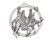 Three Kings ornament in detailed pewter design.