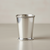 Pewter julep cup with beaded edge.