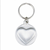 Embossed Heart Key Ring