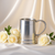 Silver Boston Tankard with elegant handle design.
