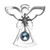 Birthstone Angel Ornament - March