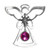 Birthstone Angel Ornament - October