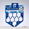 DREIDEL COOKIE CUTTERS SHEET PLASTIC CARDED
