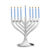 SMALL CLASSIC MENORAH WITH BIRTHDAY CANDLES
