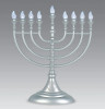 MENORAH LED BAT. OPERATED. CRYSTAL FLAKE