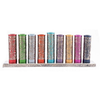 ATT MENORAH ANODIZED W/METAL CUTOUT MULTI COLOR