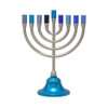 EMANUEL CHANUKAH MENORAH CLASSIC BLUE