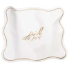 Challah Cover Pu-Leather - Wavy Small