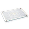 Geometric Challah Board Gold