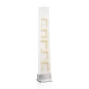 Havdalah Candle - - Rectangle White & Gold