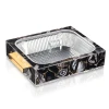 Stripe Challah Pan Holder 3 Part - Black Agate