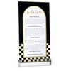 Kiddush Card Card - Onyx Collection