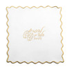 Cover Hafrashas Challah - White / Rose Gold