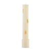 Havdalah Candle - - Ribbed White