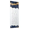 Resin Asher Yatzar Wall - Art - Navy & Gold - 8X16