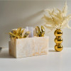 Resin Silverware Caddy Gold