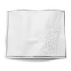 Pillow Script Challah Cover Silver
